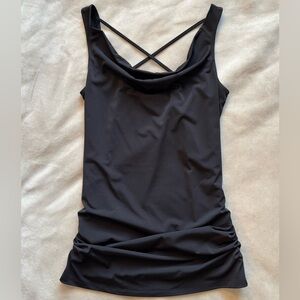 Ricki’s Black Sleeveless Tank Top with Criss Cross Back